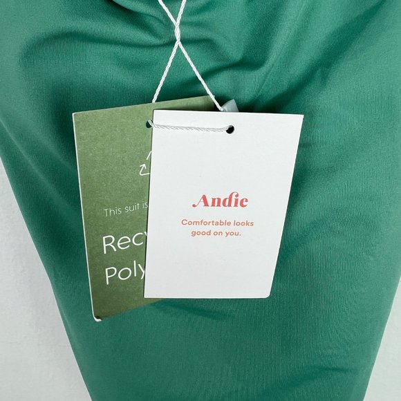 NWT Andie Swim The Marina One Piece Swimsuit Flat Green Plus Size XXXL NEW - Picture 9 of 14